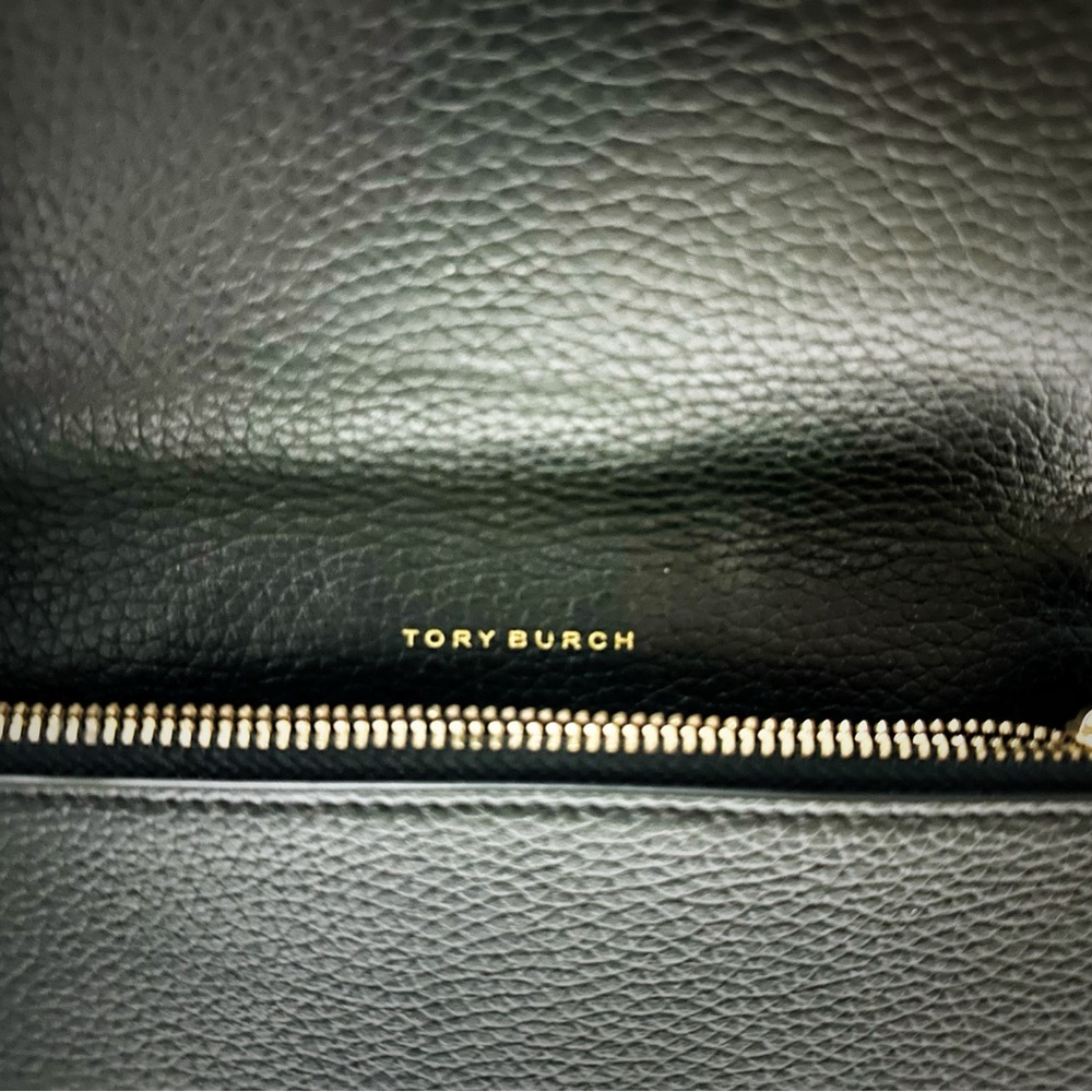 Vintage style Tory Burch small crossbody Bag Black Leather - Picture 9 of 17